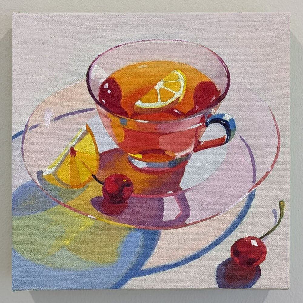 Original oil painting, 8inch 8inch, Home Decor